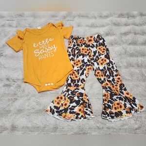 NWOT Shein 2 Piece Sassy Floral Set